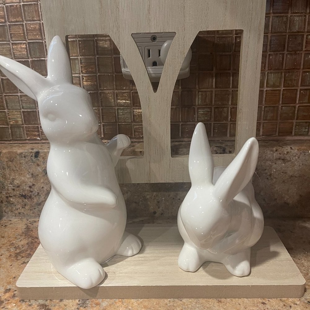 Target 2022 Set of Two Ceramic Bunnies